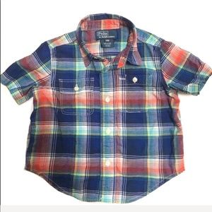 Polo by Ralph Lauren plaid short sleeve bu…